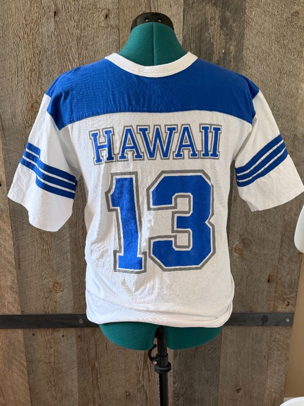 Hawaii Graphic Tshirt Stripped Short Sleeve Size Medium - Picture 2 of 7